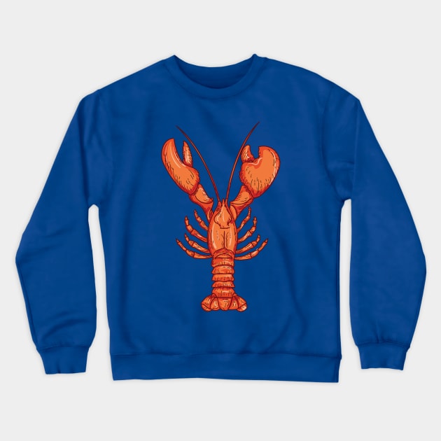 Lobster Crewneck Sweatshirt by SWON Design